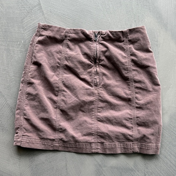 Free People Brown Corduroy Mini Skirt - {8} - Picture 5 of 9